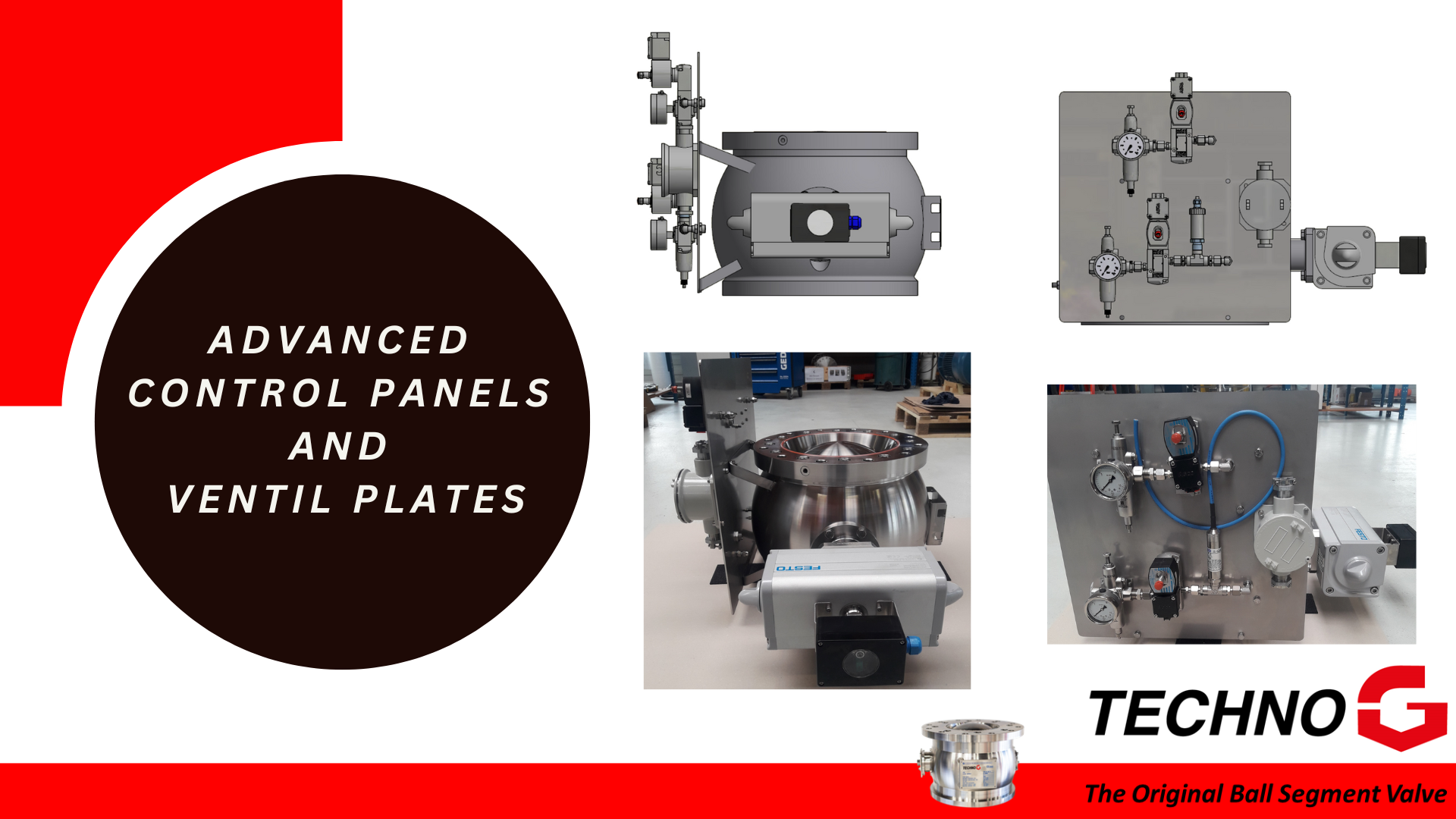 Techno-G control panels and ventil plates